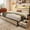 Beige, variant on Fluest Queen Bed Frame with 2-Tier Storage Headboard, USB Port and LED Light, 4 Storage Drawers, Brown