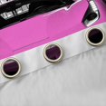 thumbnail image 4 of Castle Fairy Modern Sports Car Curtains Pack of 2 (42x84 Each) for Girls, Garage Gate Print Curtains Blackout for Bedroom, Pink Black, 4 of 6