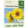 thumbnail image 1 of fafa-Glossy Photo Paper 8.5x11 Inch 48lb 180gsm Professional Glossy Photographic Paper Letter Size Instant Dry Work for Inkjet Printers Dye Ink 30 Sheets by, 1 of 4