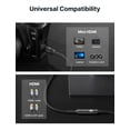 thumbnail image 2 of Mini adaptador HDMI a HDMI JSAUX 4K 60 Hz HDR 3D 18 Gbps, paquete de 2, 2 of 7
