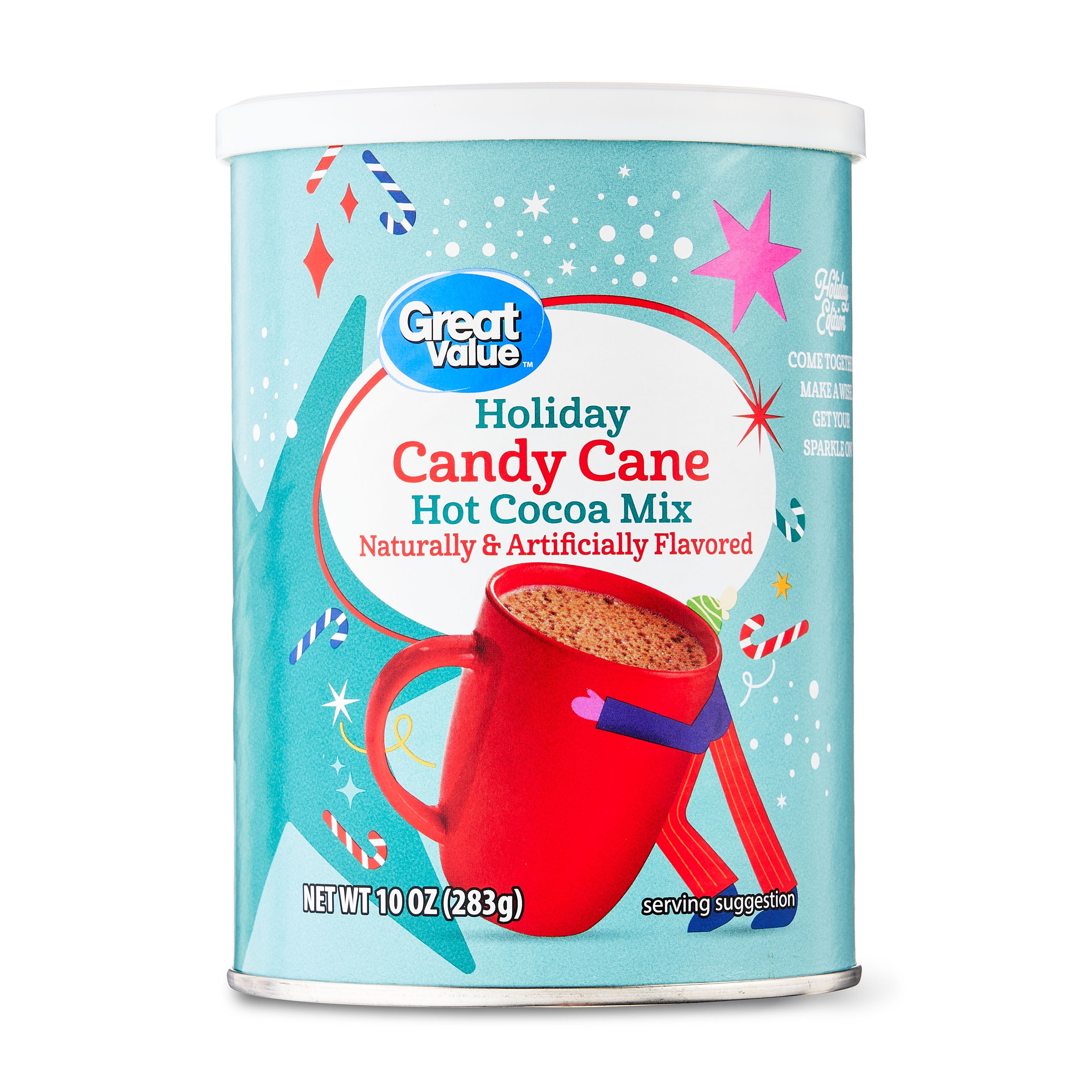 Great Value Holiday Candy Cane Hot Cocoa Mix, 10 oz