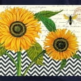 thumbnail image 3 of CafePress - Modern Vintage Sunflower Long Sleeve T Shirt - Women's Long Sleeve Graphic Tee Casual Fit, 3 of 4