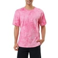 thumbnail image 1 of Camisetas de hombre INSPIRE CHIC para el Día del Padre, de manga corta, verano, camiseta tie dye, camisetas impresas hip hop, S rosa, 1 of 6