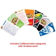 thumbnail image 4 of Juego de cartas Mattel Games UNO Dare Family con 3 categorías, 4 of 6
