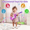 thumbnail image 5 of Guitar Toys for Girls 1-3-6 Years, Musical Instruments for Kids Ages 3+ Years, Toddler Girls Toys 3 4 5 6 7 Year Old, 5 of 7