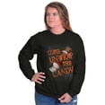 thumbnail image 4 of Come Unwrap the Candy Halloween Unisex Plus Fleece Graphic Sweatshirt Brisco Brands 2X, 4 of 5