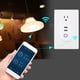 thumbnail image 5 of Toma de corriente inteligente WiFi con puerto USB compatible con control de voz enchufe estadounidense 100-240V, 5 of 5