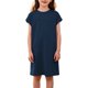thumbnail image 1 of Vestido de Primavera de Niña Vestidos Sueltos Casuales con Bolsillos para 5-14 Años Vestido de Verano de Manga Corta Estirable Suave Y Cómodo para las Vacaciones Escolares, 1 of 9