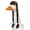 Brown, variant on Goose Accessory Porch Goose Outfit With Hair Clips For Outdoor Garden Patio Yard Goose Statue Decor(Green-45X9Cm)