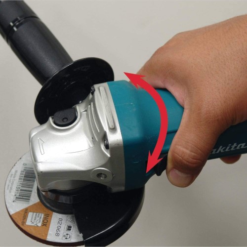 Makita GA4530X 4-1/2" Angle Grinder with 5 Wheels, 6 Amp, 11000 RPM