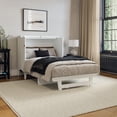 thumbnail image 2 of Santa Fe Coffre-Lit Escamotable en Bois pour Lit Simple avec Matelas et Chargeur Intégré, Blanc, 2 of 18