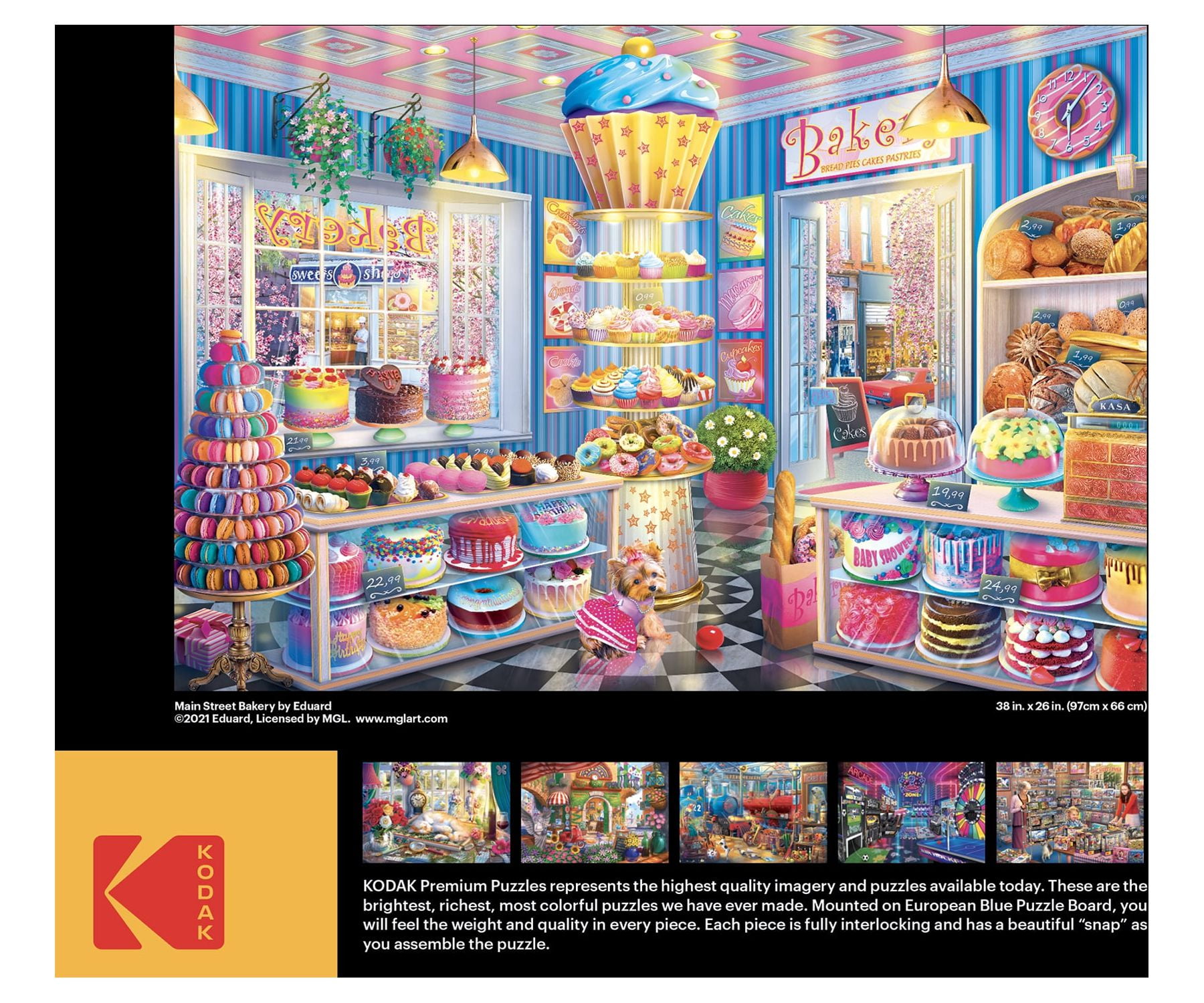 Kodak 2000-Piece Main Street Bakery Adult Jigsaw Puzzle