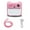 PINK, variant on Kids Print Camera 2400W High-Clear Digital Camera With 2.4IPS Screen Cartoon Inkless Thermal Printer With Dual Lens For Girls Boys