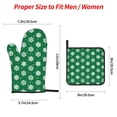 thumbnail image 2 of Sikiie Snowflake Oven Mitts and Pot Holders, Silicone Oven Gloves, Heat Resistant Oven Mitts 4Pcs Set, 2 of 6