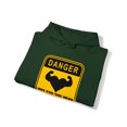 thumbnail image 4 of Danger Not for the Weak Unisex Heavy Blend Hooded Sweatshirt, 4 of 4