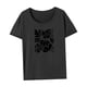 thumbnail image 4 of Camiseta para mujer, disfraz de recuerdo de verano, ropa de calle, camisetas de verano para trabajo deportivo XL, 4 of 7