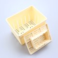 thumbnail image 1 of 3 Pieces Tofu Press-Maker Mold DIY Plastic press-maker mold Tofu Mould Homemade Soybean Curd without Cheese Cloth Kitchen Cooking Tool, 1 of 7
