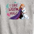 thumbnail image 3 of Frozen 2 - I Like Warm Hugs - Toddler And Youth Crewneck Fleece Sweatshirt, 3 of 5