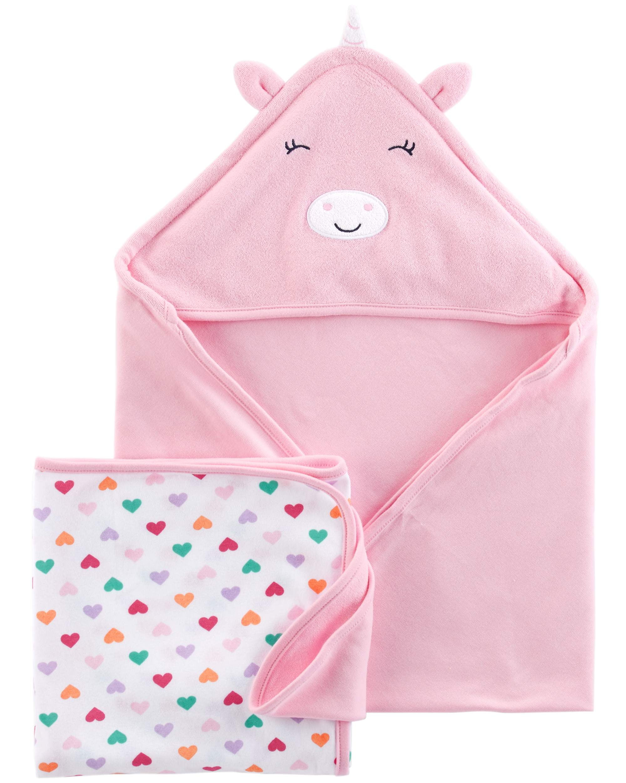 Hooded Towels, 2pack (Baby Girls)