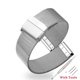 thumbnail image 1 of 8 10 12 13 14 16 17 18 19 20 21 22 24 26 Mm Ancho Milanese Loop Correa De Reloj De Acero Inoxidable Metal Doble Hebilla De Seguridad Universal Repuesto Con Herramientas, 1 of 4