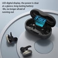thumbnail image 4 of Auriculares inalámbricos Cateissary Bluetooth 5.1 con micrófono Negro, 4 of 6