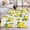 Yellow, variant on 3'x5' Area Rugs, Yellow Lemons Indoor Outdoor Area Rug for Living Room Bedroom, Summer Citrus Fruits Leaves Country Vintage Washable Bathroom Rugs Kitchen Floor Carpet Mats Home Decor Aesthetic