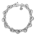 thumbnail image 2 of Auriga Fine Jewelry 925 Sterling Silver Rhodium Plated Fancy Link Bracelet 7.5inch for Women, 2 of 6