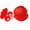 Red, variant on BPA-Free Microwave Egg Cooker,Easy to Use and Non-Stick Breakfast Egg Poacher,Dishwasher Safe,Dark Gray