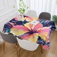 thumbnail image 5 of BZSMCE Square Tablecloth Sunset Hibiscus Pattern Tableclothes, 5 of 9