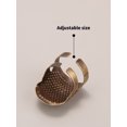 thumbnail image 4 of 2PCS vintage adjustable thimble hand sewing thimble ring home non-slip needle press finger sleeve, 4 of 6