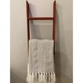thumbnail image 6 of BARNWOODUSA Throw Blanket Ladder – Fully Assembled Reclaimed Wood – Rustic Decorative Ladder for Towels, Quilts, & More – Perfect Farmhouse Decor for Bathroom, Porch, or Living Room,5-Foot Red, 6 of 17