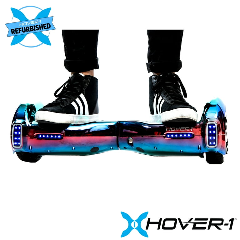 Hover 1 H1 UL Certified Electric Hoverboard w 6.5 Wheels LED Lights Bluetooth Speaker and App Enabled Iridescent Walmart