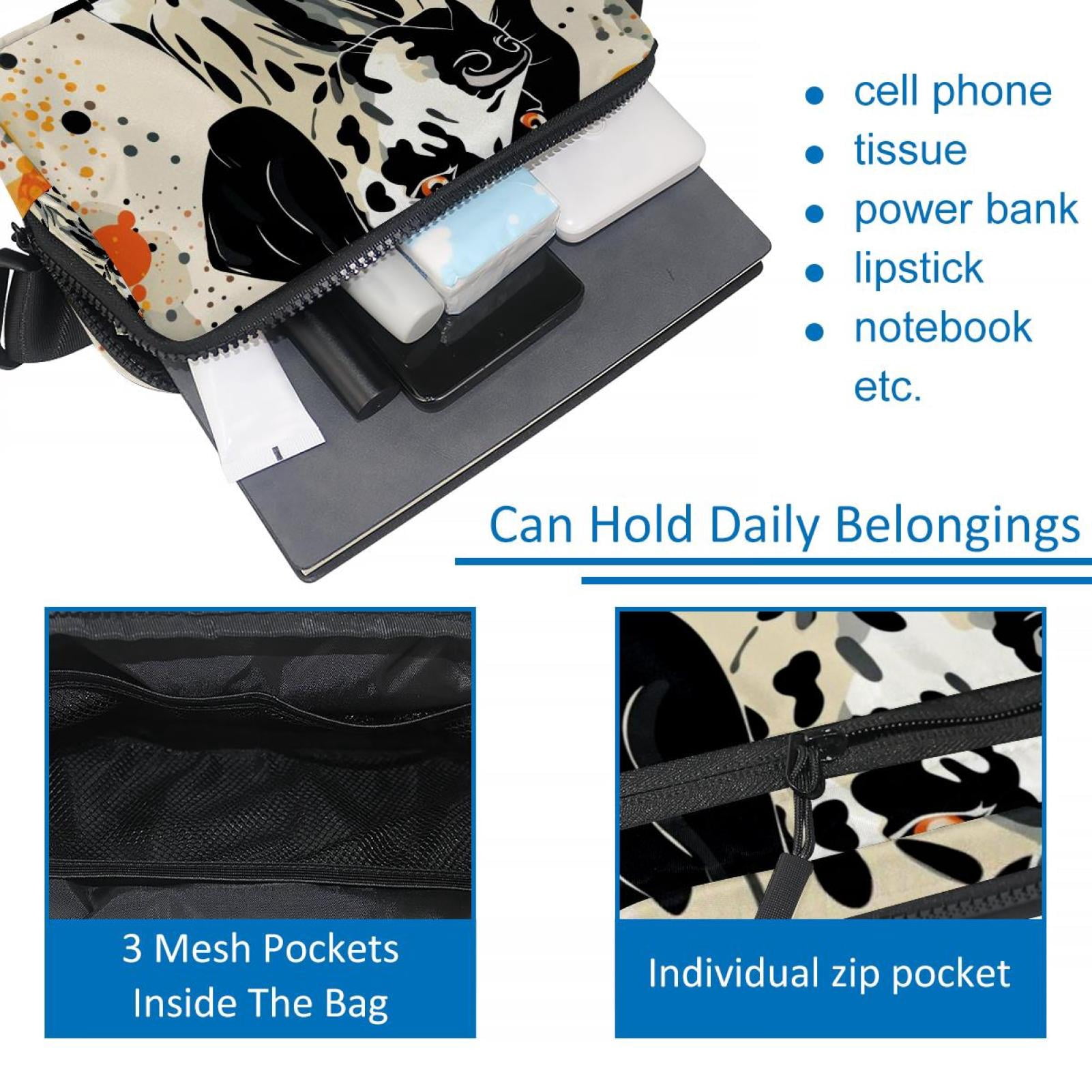 Dalmatians Waist Pack Fanny Pack Running Belt Lightweight Adjustable with Extension Strap Unisex