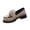 White, variant on Black Women Polka Bow Loafers Middle Heel Shoes Versatile Indoor Outdoor Soft Soled