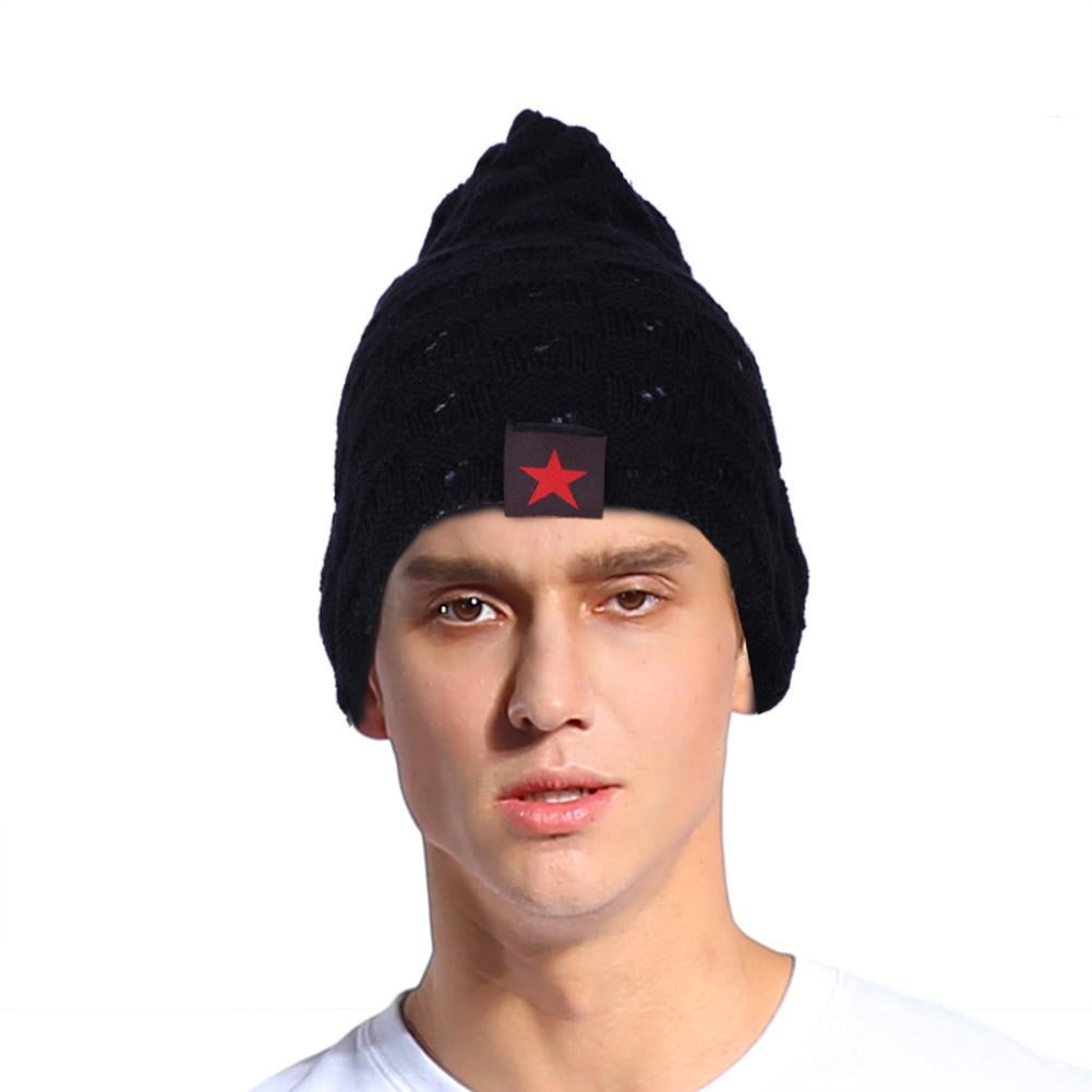 mens knitted beanie hats