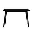 thumbnail image 4 of Plank+Beam 48" Mid Century Modern Dining Table, Solid Wood Kitchen & Dining Room Table for 4, Black, 4 of 9