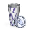thumbnail image 2 of 16oz Tumblers Lavenderand Butterflies Stainless Steel Vacuum Insulated Double Wall Travel Tumbler Cups Mug with Lid and Straw,Cleaning Brush for Coffee,Tea, 2 of 4