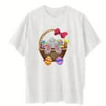 thumbnail image 4 of VerPetridure Easter Day Shirts Short Sleeve Printed Tee Tops Bunny T-Shirt Classic-Fit Women's Print Short Sleeve Crew Neck Pullover Casual T Shirt Top, 4 of 4