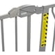 thumbnail image 4 of Regalo Easy Step Puerta para bebé extra ancha de 49 pulgadas, incluye kit de extensión de 4 y 12 pulgadas, 4 paquetes de kit de montaje a presión y 4 paquetes de kit de montaje en pared, platino, paqu, 4 of 4