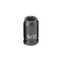 Grey Pneumatic SOC 9/32 1/4D IMP 6PT