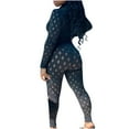 thumbnail image 3 of Women's Performance Yoga Suit, Breathable Moisture-Wicking, High-Compression Design, Seamless Yoga Top, For Fitness, Gym Workouts, Lightweight Polyester, Stretchy Elastic Waistband, Gymwear,, 3 of 9