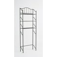 thumbnail image 5 of Nola Home Over The Toilet Storage Shelf, 3-Tier Space Saver Bathroom Shelves, Freestanding Metal Organizer, Black, 5 of 5