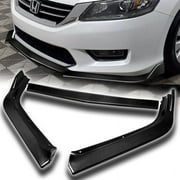 For 2013-2015 Honda Accord Sedan Carbon Fiber Front Bumper Splitter Spoiler Lip