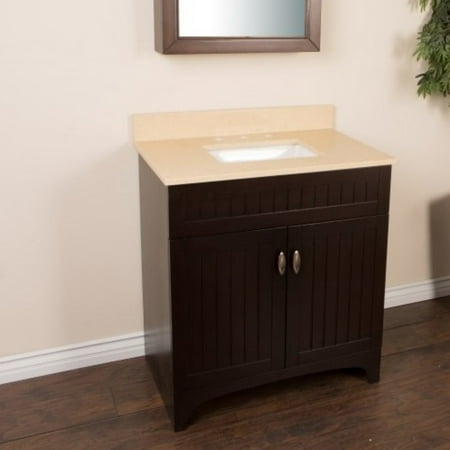 Bellaterra Home 7615-SW-CR 32-Inch Single Sink Vanity With ...