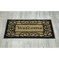 thumbnail image 6 of Ottomanson Machine Washable Non-Slip Rubberback Floral Border 2x3 Entryway Doormat, 20" x 30", Beige, 6 of 9
