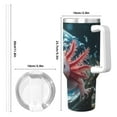 thumbnail image 4 of KLL Bubbles Axolotl Fantasy Print 40oz Stainless Steel Insulated Car Cup Coffee Mug with Spillproof Lid - Keep Your Drink Hot or Cold on the Go, 4 of 8