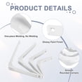 thumbnail image 3 of Uxcell 2Pcs Soportes de Estante Flotante, 3 x 3 Pulgadas, Soportes de Acero para Estantes de Madera, 3 of 6