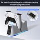 thumbnail image 4 of Estación de carga rápida doble compatible con el mando de PlayStation 5 y PS5 Slim, base de carga de 2 unidades para accesorios de mando, 4 of 7