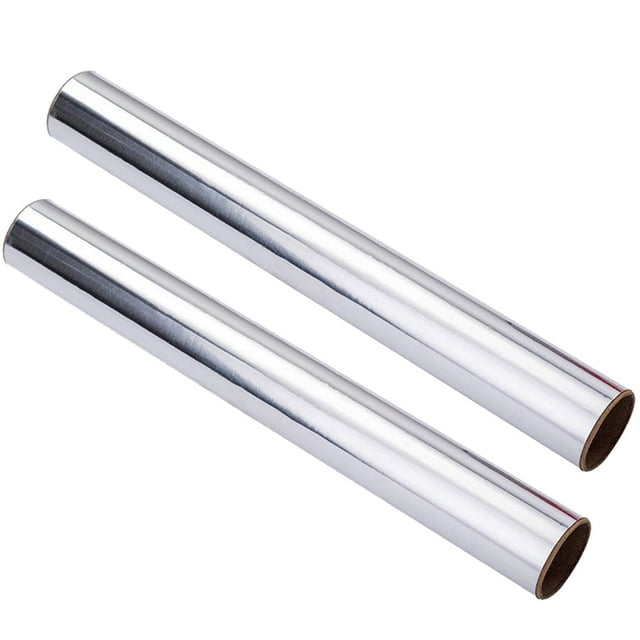 MesaSe 2 Rouleaux Papier d'Aluminium pour Gril, Étain Robuste, Papier pour Barbecue