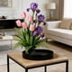 thumbnail image 4 of Lavabo De Plástico Jarrón y maceta de plástico negro de 33 cm para cultivo hidropónico con herramientas para enderezar arreglos florales (1 pieza). Rkxzt, 4 of 8